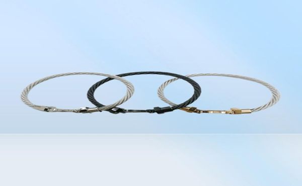 Brangle 2023 Classic U Forme en acier inoxydable Vis de corde Bracelet Force magnétique Force Bracelets Bracelets Horseshoe G3016828