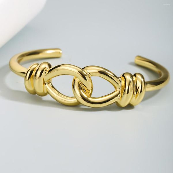 Bracelet 2023 bijoux de mode Bracelet noué en acier inoxydable pour les femmes tendance personnalité bracelets accessoires