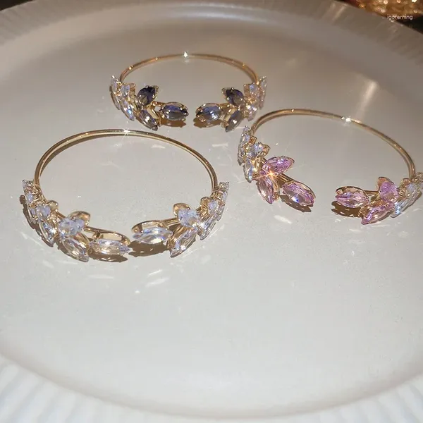 Bracelet 2023 coréen exquis simple feuille ouverte bracelet élégant mode papillon doux femmes bijoux