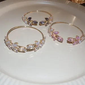 Bracelet 2024 coréen exquis simple feuille ouverte bracelet élégant mode papillon doux femmes bijoux