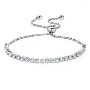 Bracelet 2024 Vente Bijoux De Mode Cristal Coeur Charme Bracelet Cristaux D'autrichien Pour Le Cadeau Des Femmes