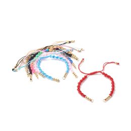 Bracelets à cordon tressé en nylon réglable bracelets en nylon réglable pour bracelets de bricolage bijoux de bracelets faisant un cadeau d'amitié chanceux