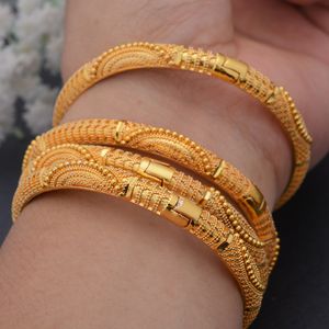 Bracelet 24K Bracelets Dubai Or Couleur Bracelets De Mariage Pour Femmes Hommes Bracelet Arabe Arabie Bracelets Bijoux 230310