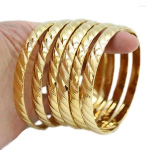 Bangle 24K Fashion Dubai gouden sieraden Ethiopië/India en Arabische bruiloft cadeau armband