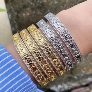 Bangle 3 -stcs ster oogmaan ontwerp zegelgouden armband voor vrouwen mode cz geometrische armbanden