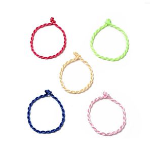 Bangle 50st nylon rattail satijnen koord armband maken geluk vriendschap cadeau rode armbanden handgemaakte geknoopte sieraden bevindingen