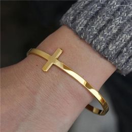 Bracelets d'ouverture en acier inoxydable bracelets pour femmes pour femmes
