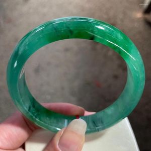 Bangle A Grade Myanmar Jade Perfect Pure Natural Original Ecological Copywriting Bracelet Accessorie Gift Fine Jewelry