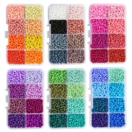 Bangle About 20400pcs 3mm Glass Rice Beads, Suitable for Making Jewelry Bracelets and Necklaces DIY Bracelets and Earrings Accessories