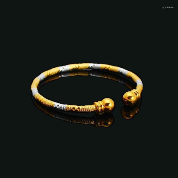 Bangle Adixyn Dubai Gold Bangles/Guards Regalos de niñas Gold Gold/Plated Fashion Jewelry African/etíope/Kenia TRUM22