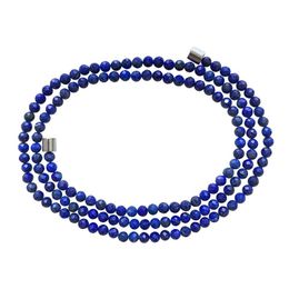 Brazalete de piedra elipse de lapislázuli Natural azul de Afganistán, pulsera de cuentas facetadas, pulseras de piedras preciosas para mujeres y hombres, regalos, joyería