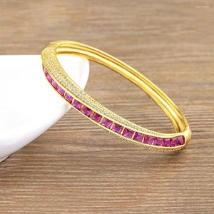 Bracelet AIBEF Classique Mode Tendance Cubique Zircone Cuivre Boucle Bracelet Brillant Cristal Bijoux Accessoires Amis Cadeau De Fête Des Femmes