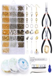 Accesorios de aleación Bangle ACCESORIOS Hallazgos de joyas Conjunto de herramientas de fabricación de alambre de cobre anillos de salto de salto Suministro Kit 2210138402125