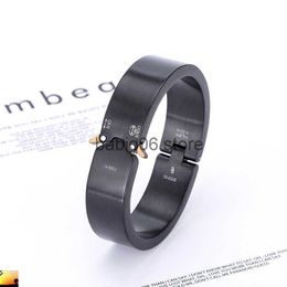 Bangle ALYX Bracelet Bracelet Dark Metal Personnalité Hipster Couple Bracelets T230303