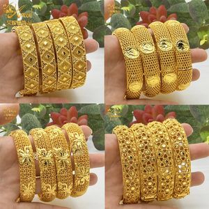 Bangle ANIID Dubai gouden Indiase armband Womens luxe Afrikaanse sieraden ontwerper armband Brazilië armband bruiloft partij cadeau 231116