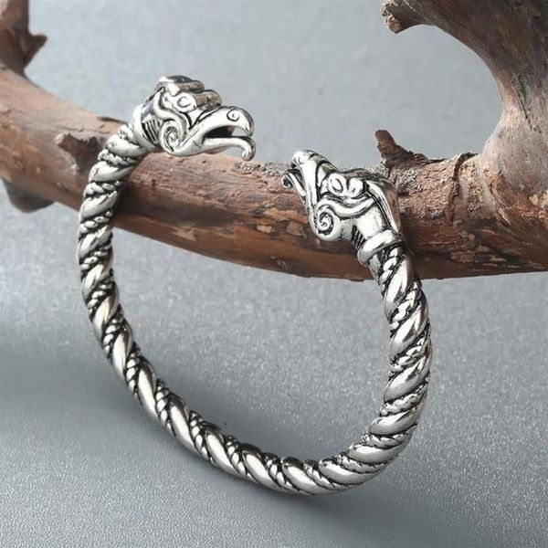 Bracelet Antique ed Gryphon bracelets pour hommes Viking esclave mythique Animal Punk noël fête d'anniversaire bijoux cadeau 291u