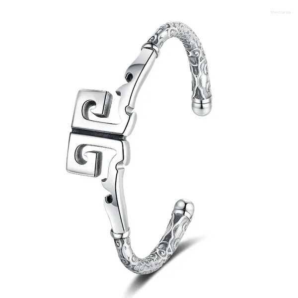 Bracelet de haute qualité asiatique - forme de malédiction serrée en titane en acier masculin avec une fête d'ouverture réglable