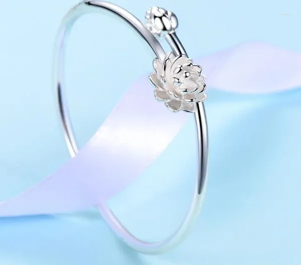 Brazalete de cuentas de plata de ley 925 auténtica para mujer, pulseras S925 de gama alta, regalo para niñas, joyería fina