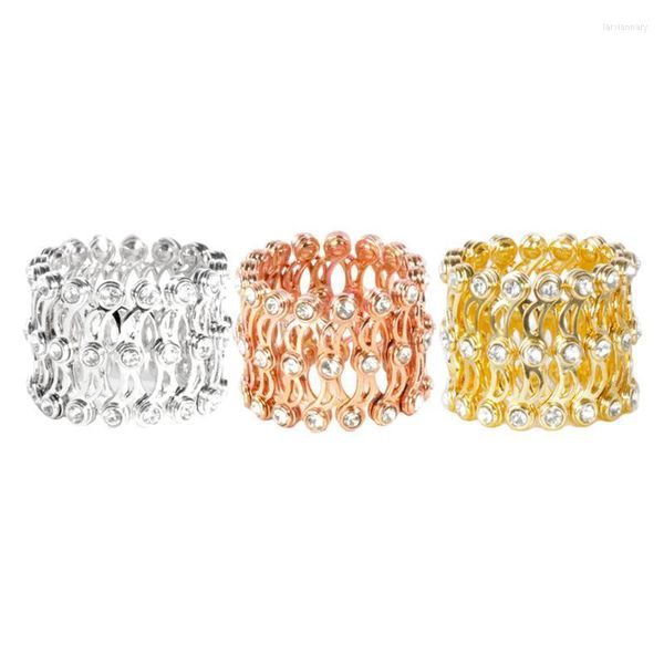 Brazalete Brazaletes Pulseras Deformación para Mujeres Niñas Amigas Día de San Valentín Pulsera de Aleación de Moda Anillo 2 en 1 Brazalete Brazalete Lars2