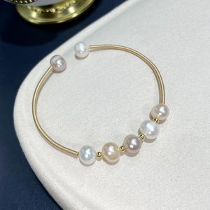 Bracelet de perles baroques pour femmes, bracelets simples, tendance coréenne, accessoires polyvalents, bijoux de styliste, ornement à la main