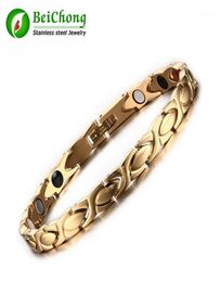 Brazalete BC alta joyería tungsteno cuidado de la salud terapia de equilibrio de poder energía pulsera de germanio para Man11105619