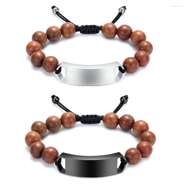 Brazalete con cuentas para cremación, pulsera de urnas, joyería conmemorativa con tablero para cenizas humanas/mascotas, recuerdo ajustable para hombres