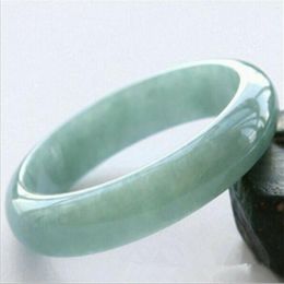 Bracelet Beau Jade Vert Clair Chinois Bracelet Sculpté À La Main Bijoux Cadeau