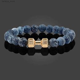 Bangle Zwart Verweerde Polsband Verstelbare Barcelets Voor Vrouwen Mannen Kralen Armband Halter Heren Mode Yoga Sieraden Originele BanglesL231227