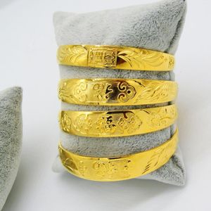 Bangle Blessing Bracelet Bijoux en laiton Pièce de monnaie européenne pour les personnes âgées Pulsera Fortuna