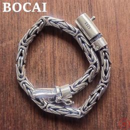 Bangle Bocai S925 Bracelet en argent sterling 2021 Personnalité populaire twistchain pur argentim charme bijoux de bracelet pour hommes et femmes