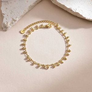 Bangle Bohême en acier inoxydable Perles de glands femmes bracelets réglables pour maman Girlfone Giftl240417