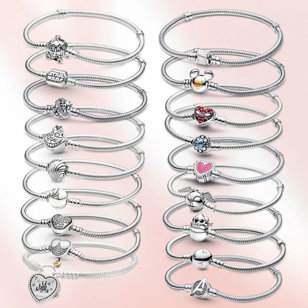 Bracelet bracelet breloques souris originale Hrart point citrouille voiture amour Bracelets originaux femmes bijoux D4YU