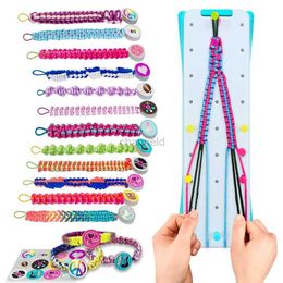 Bracelet Bracelet amitié enfants artisanat bricolage chaîne fabrication de bijoux ensembles cadeaux d'anniversaire préférés jouets de noël 240319