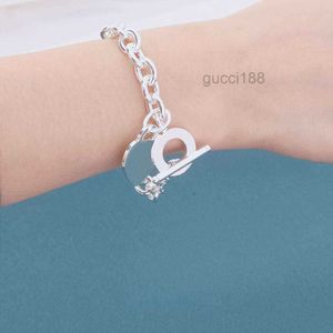 Bracelet Bracelet v plaqué or t coeur de pêche marque lumière luxe polyvalent Couple mode populaire Bracelet spectacle IO8H IO8H 1W9S