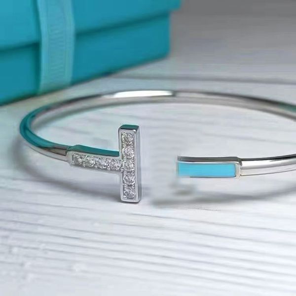 Designer de bracelets jonc pour femme bracelet goldr bracelets charme tendance mode parsemé de diamants couple de haute qualité Bracelets boutique fête belle jolie