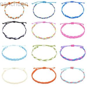 Bracelet tressé Bracelets hommes femmes à la main tissé corde Bracelet 32 couleurs Yoga bracelets meilleur ami bijoux Couple cadeaux unisexe ldd240312