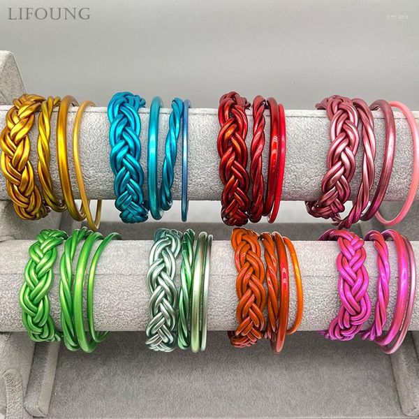 Bracelet Tressé Silicone Ensemble Pour Femmes Multi Couleurs Vacances Accessoires Parti Bijoux De Mode Styles Tube À La Mode Cadeau 2023423