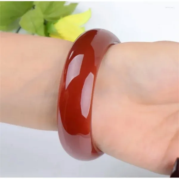 Bracelet d'agate rouge Brésil Jade Straight Women's Factory Wholesale