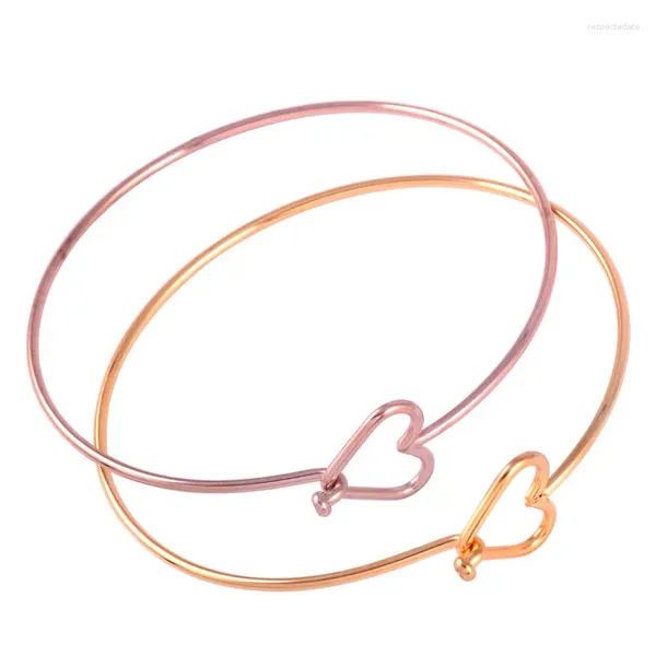 Bracelet CMB0316 flèche coeur qualité supérieure manchette personnalisée mode femmes bracelet peut être bricolage pour les charmes