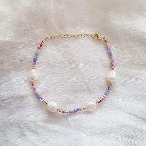 Bracelet coloré assorti, perles de couleur Macaron, tendance, accessoires de bras exquis, petits accessoires faits à la main