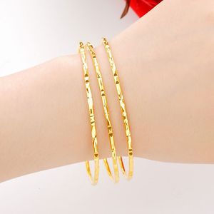 Bracelet copie 100% réel Bracelet femme 999 Sansheng III pur or fin étoilé mode tendance femme bijoux Valentine cadeau 230921