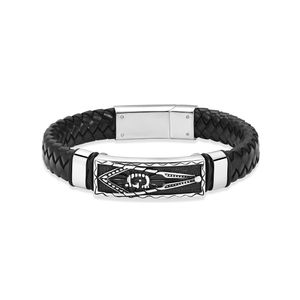 Bangle Crematie Sieraden Urn Armband voor As voor Mannen Memorial Gevlochten Vrijmetselaars Urn Bangle Aandenken Sieraden