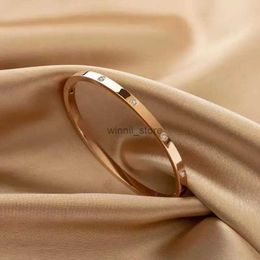 Bangle manchet armbanden mode sieraden accessoires armbanden charm roestvrijstalen armband voor damesl231220