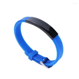 Bracelet personnalisé avec nom pour bébés filles et garçons, cadeau d'anniversaire, informations personnalisées sur l'autisme, bandes en Silicone souple