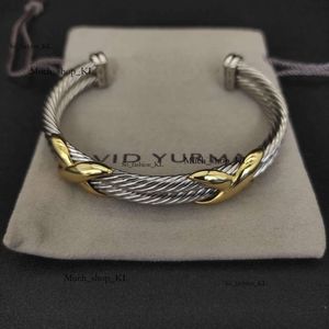 Bangle David Yurma Sieraden David armband voor vrouwen Hoogwaardige Station Cable Cross Collection Vintage Ethnic Loop Hoop Punk Jewelry Band 687