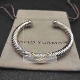 Bangle David Yurma x 10 mm Bracelet pour femmes Station de haute qualité collection de câbles