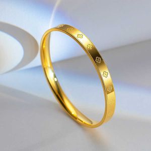 Bangle de mode de mode bijoux bijoux de soignant d'origine diamant d'or à la mode pour femmes bracelets de ongles bracelet bijoux rxrc 666295