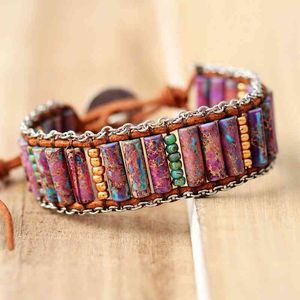 Bangle Designer high -end lederen wrap armband ketting weef statement polsband manchet sieraden vakantie geschenken voor vrouwen