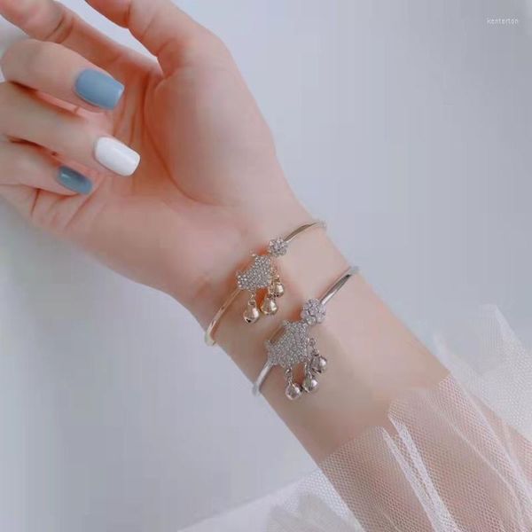 Bracelet Dovolink produits argent rétro Simple Bracelet pour dames conception chinoise cadeau chanceux femme BraceletBangle Kent22