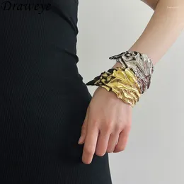 Bangle Draweye Onregelmatige Armband Voor Vrouwen Hiphop Punk Stijl Overdreven Armbanden Sieraden Vintage Ins Mode Eenvoudige Pulseras Mujer